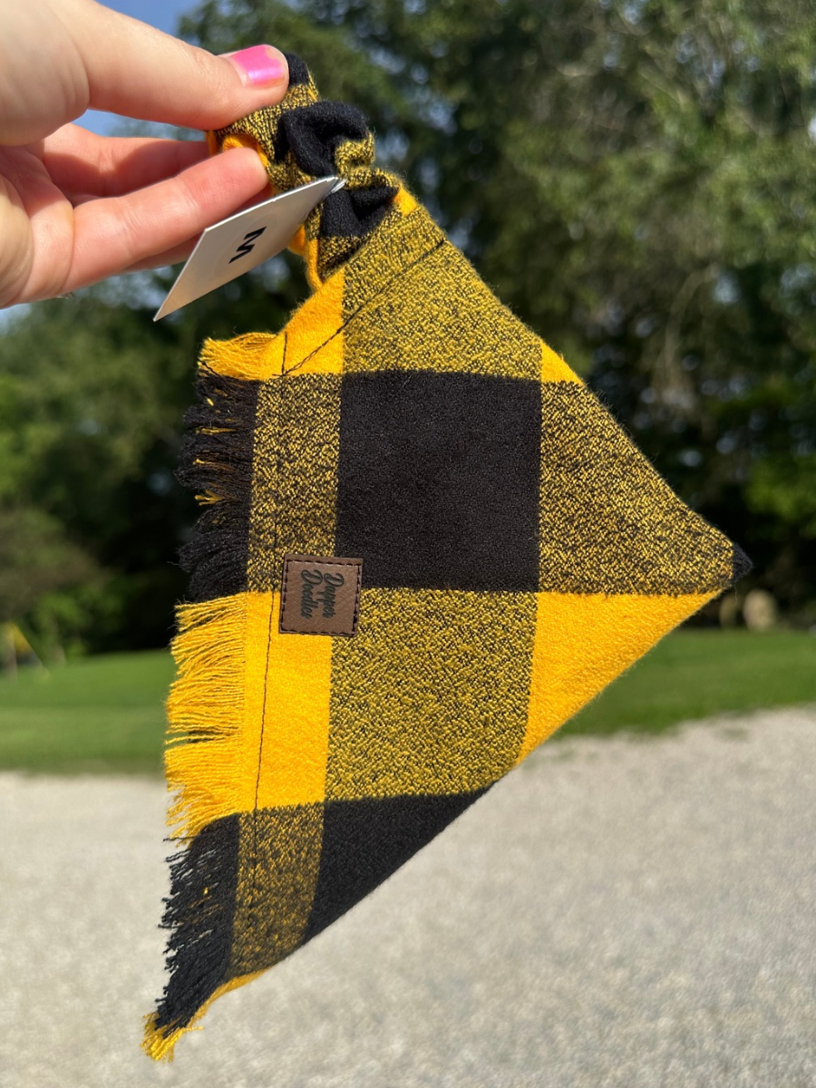 Wildcats Fringe Scrunchie Dog Scarf