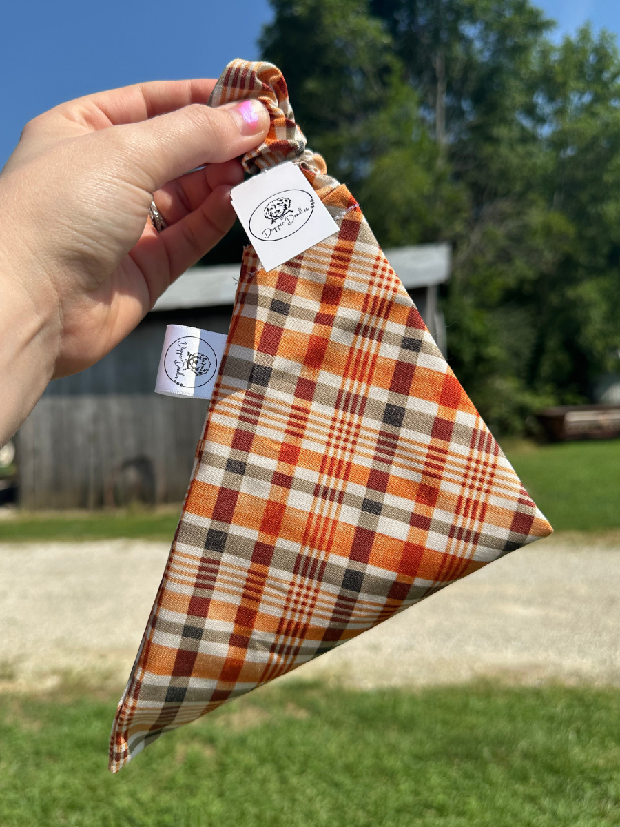 Fall is in the Air Scrunchie Bandana