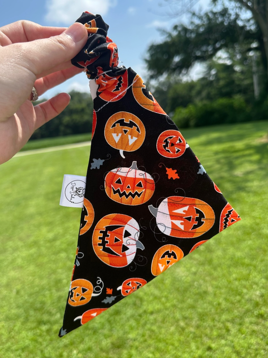 Glow in the Dark Jack Scrunchie Bandana
