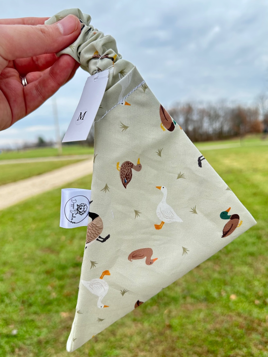 Duck Duck Goose Scrunchie Bandana