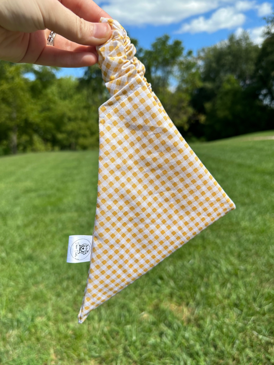 Jasper Plaid Scrunchie Bandana