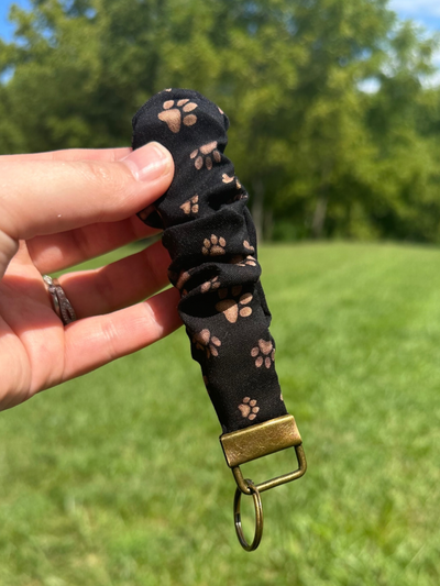 Jasper Paw Scrunchie Key Chain