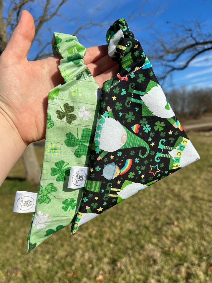 Shamrock Scrunchie Bandana