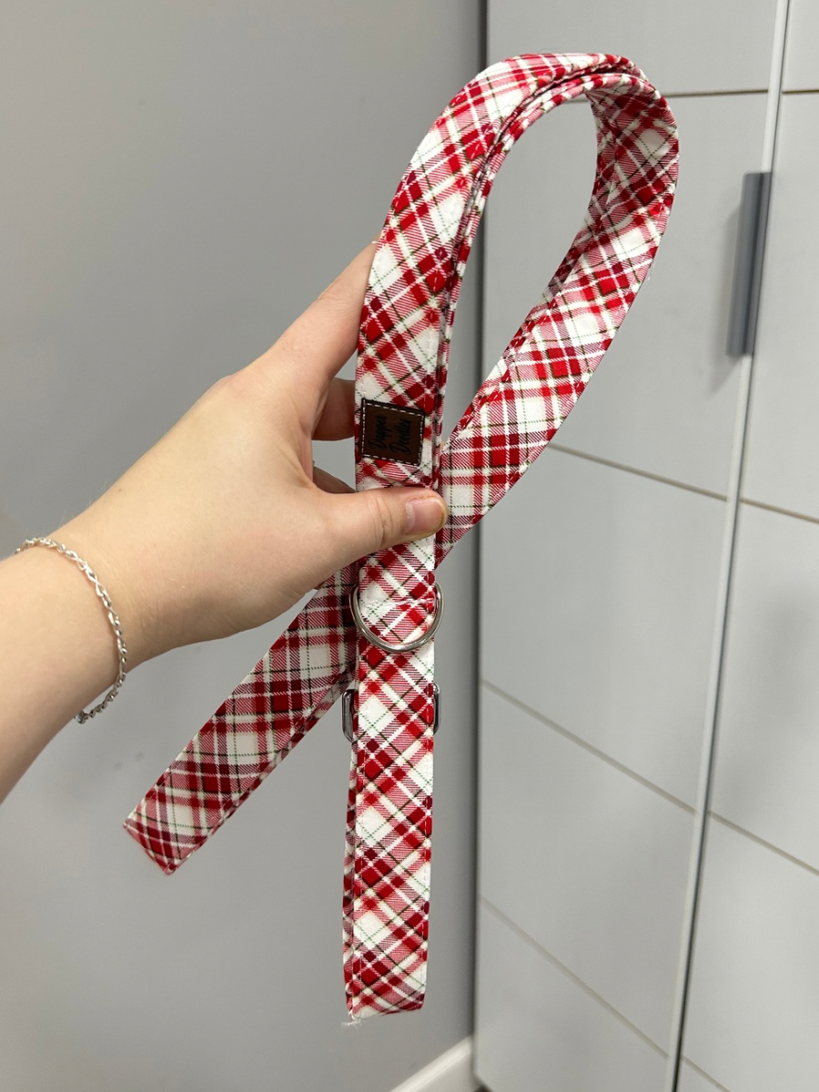 Winter Plaid Leash