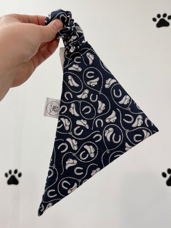Giddy Up, Pup Scrunchie Bandana