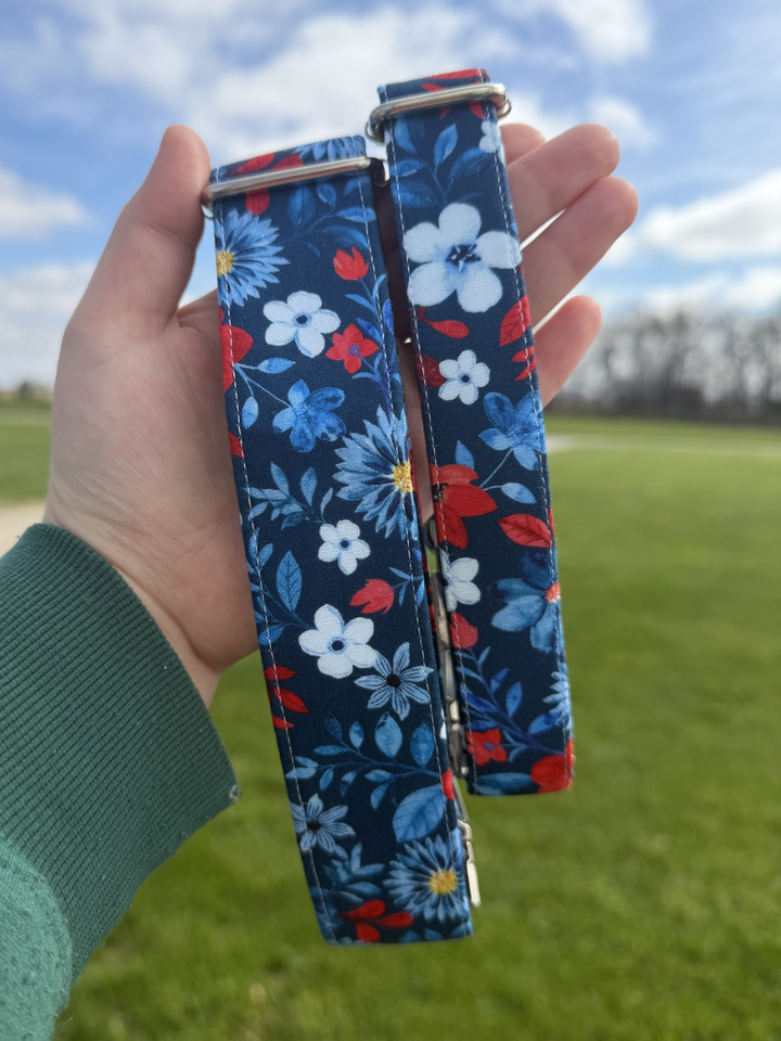 Midnight Blossom Dog Collar