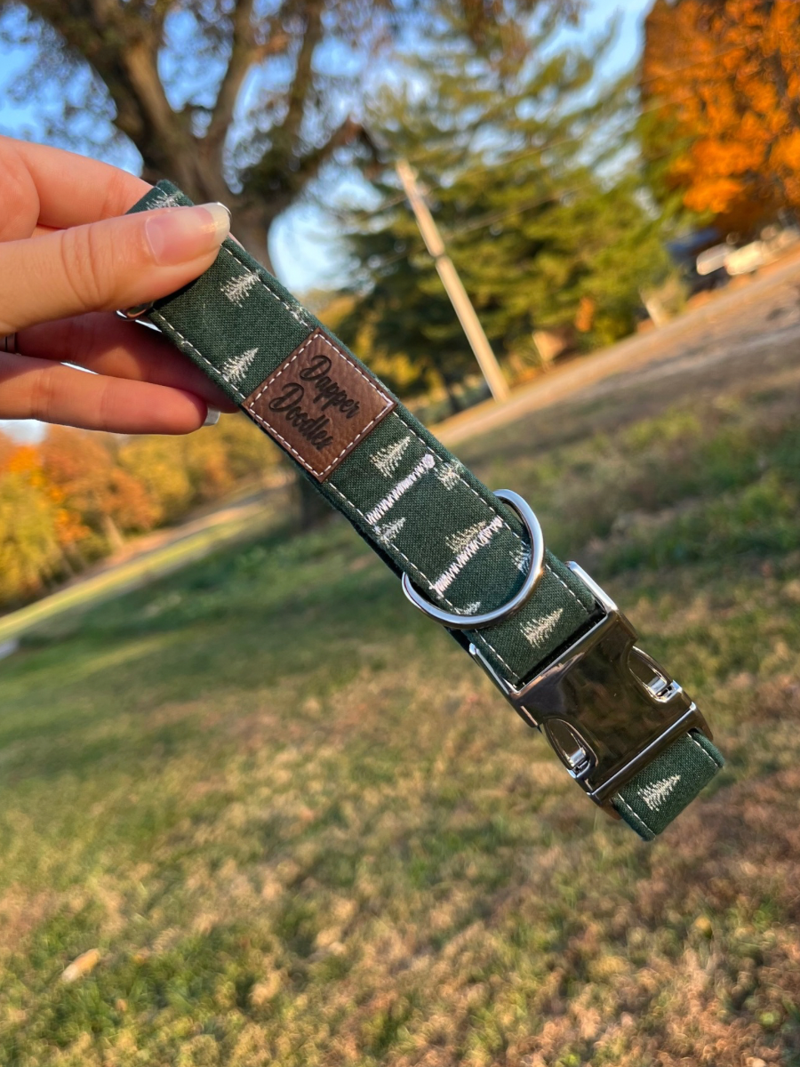 O Christmas Tree Dog Collar