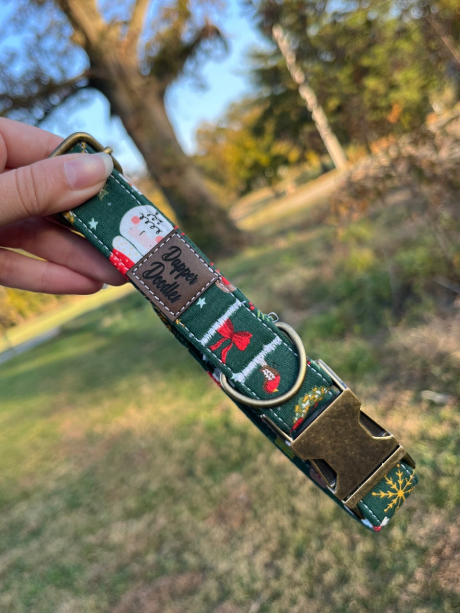 Jolly Christmas Dog Collar