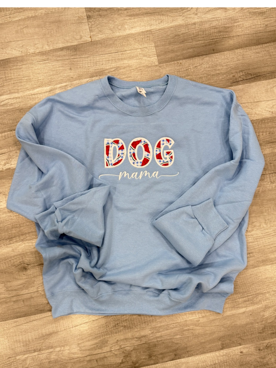 Melon Picnic Blue Crewneck