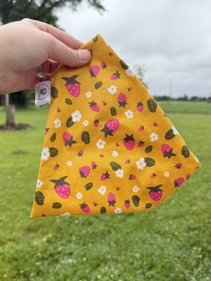 Strawberry Cute Scrunchie Bandana