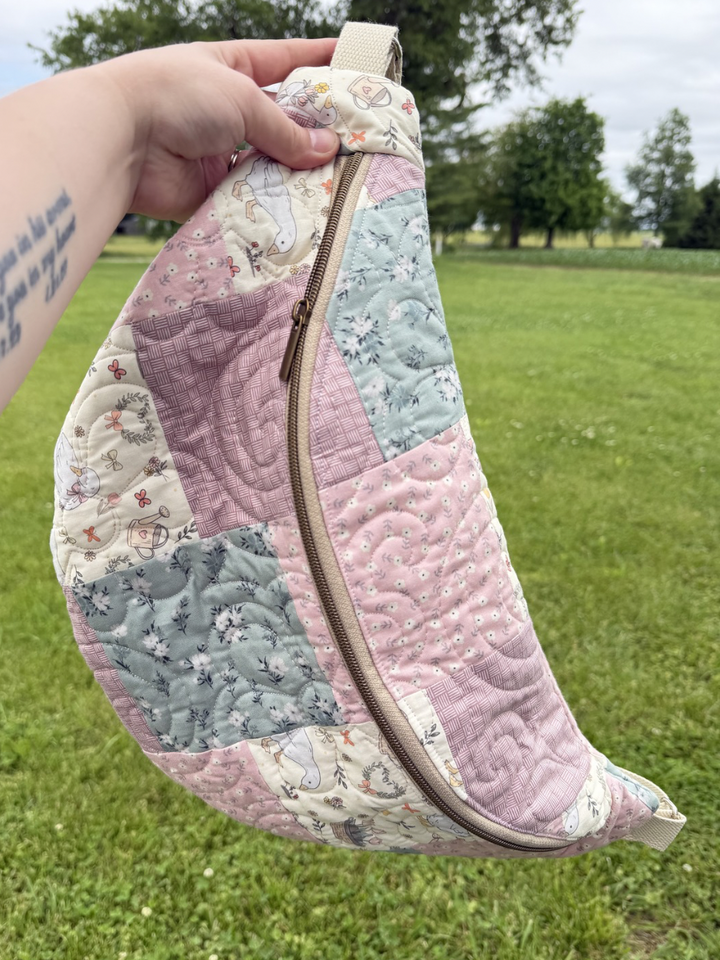 Large Goose Quilt Bum Bag
