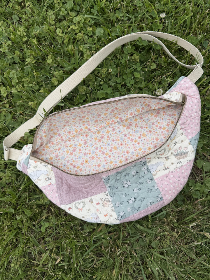 Large Goose Quilt Bum Bag