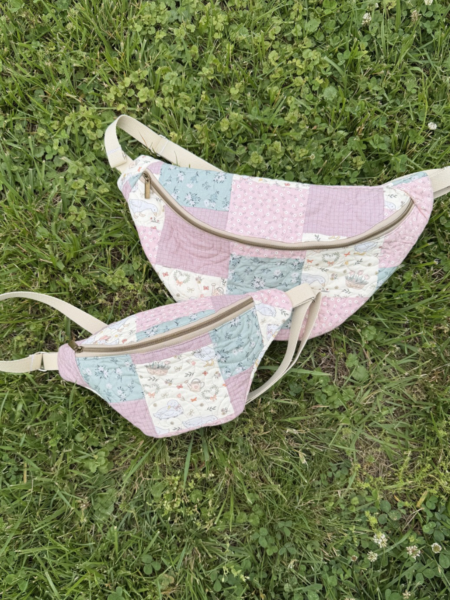 Large Goose Quilt Bum Bag