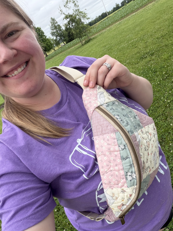 Small Goose Quilt Bum Bag
