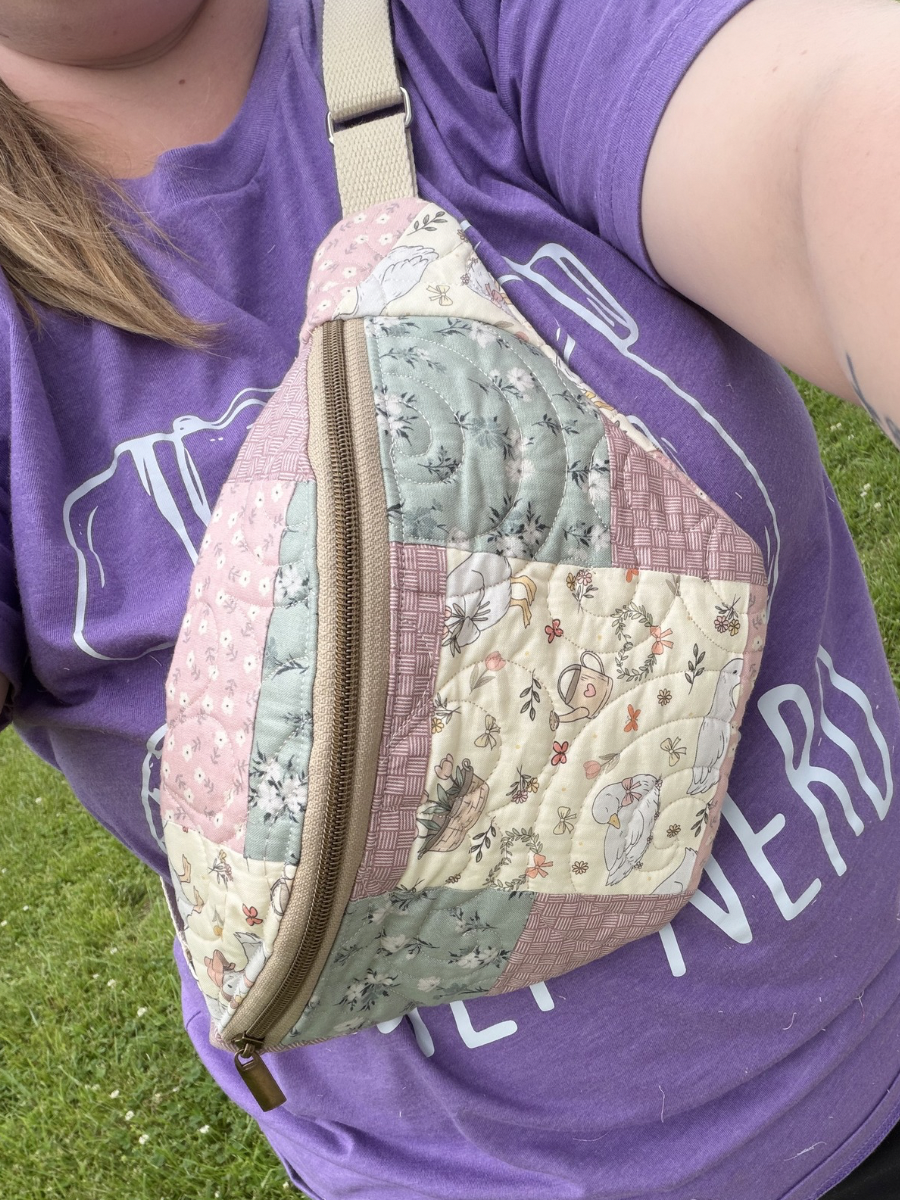 Small Goose Quilt Bum Bag