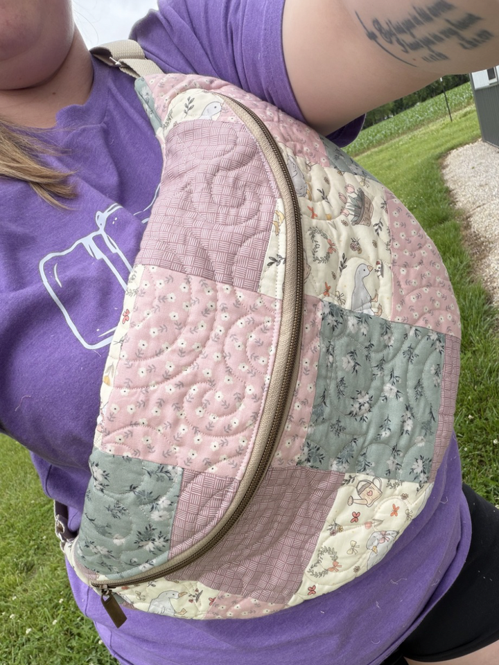 Large Goose Quilt Bum Bag