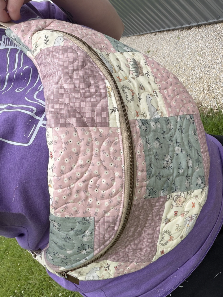 Large Goose Quilt Bum Bag