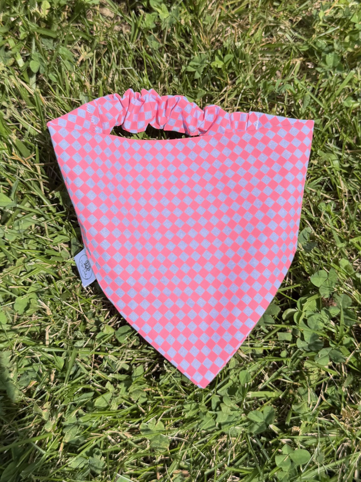 Pink Neon Scrunchie Bandana
