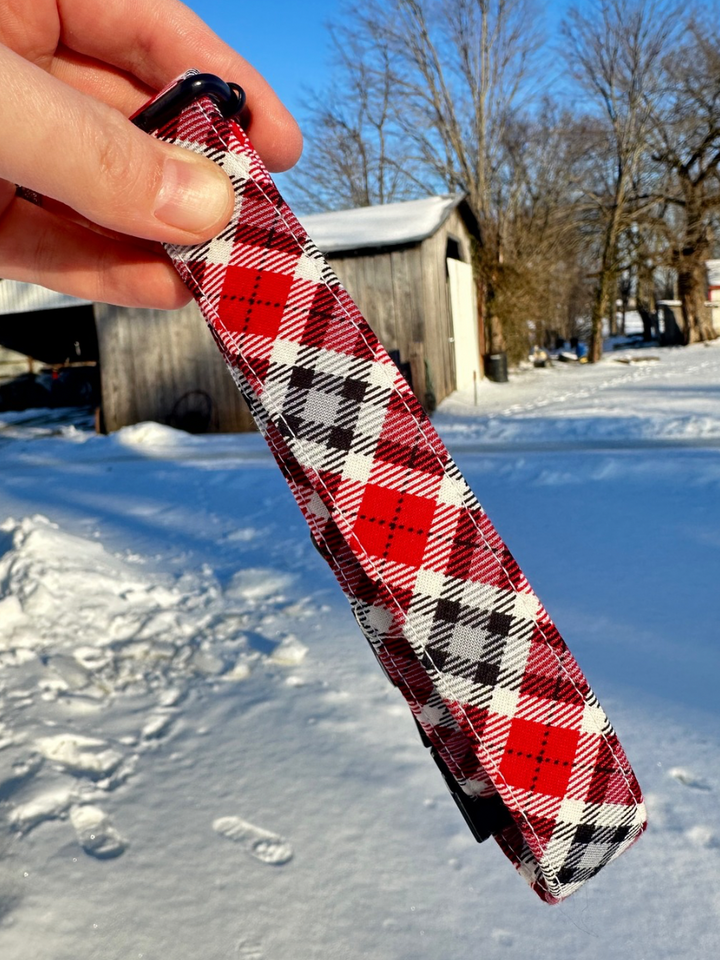 American Plaid Dog Collar