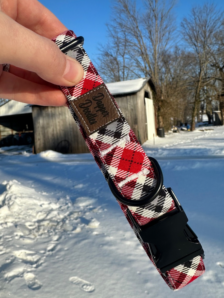 American Plaid Dog Collar