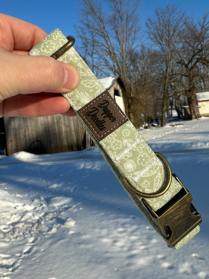 Spring Green Dog Collar