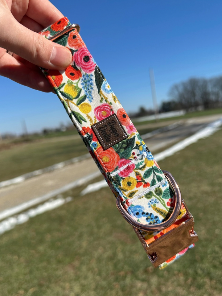 Floral Party Dog Collar