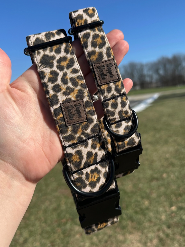 Cheetah Print Dog Collar