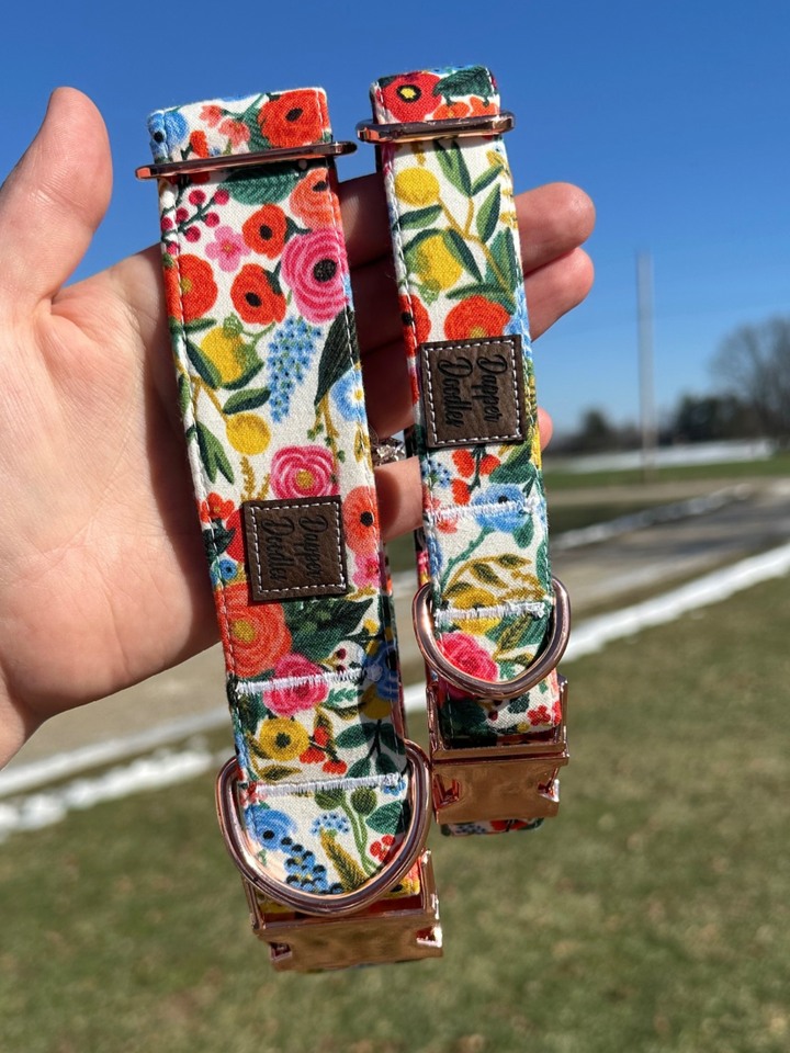 Floral Party Dog Collar