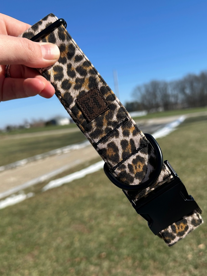 Cheetah Print Dog Collar