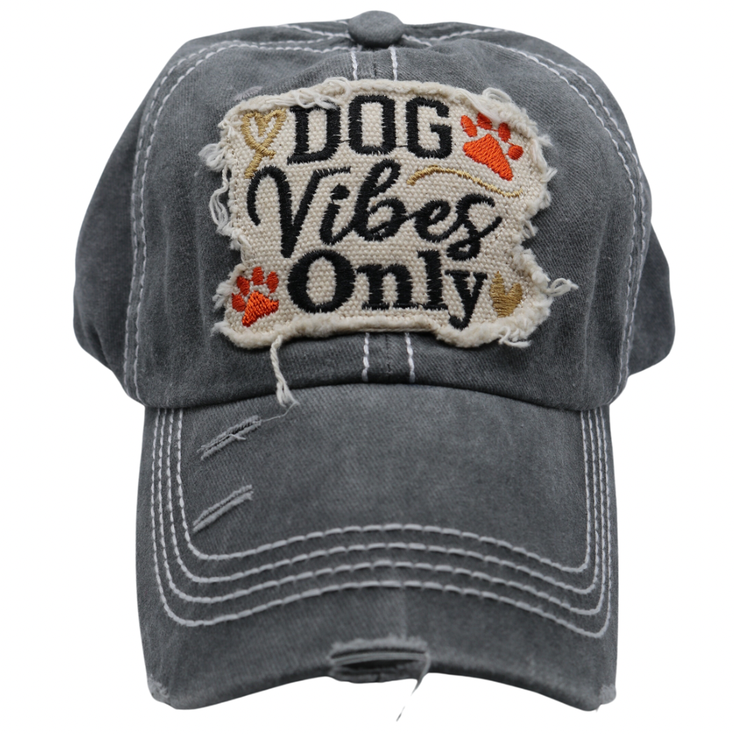Dog Vibes Hat - Grey