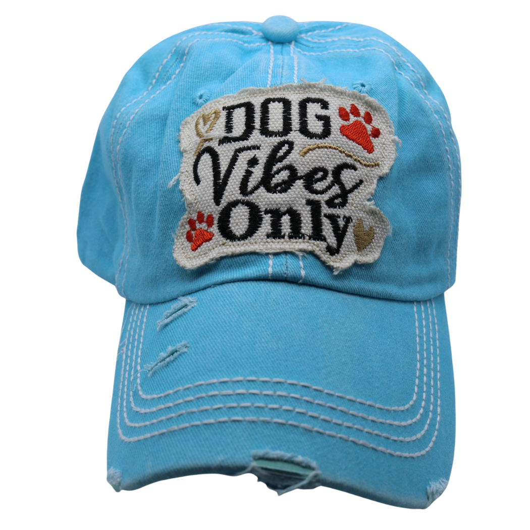 Dog Vibes Hat - Baby Blue